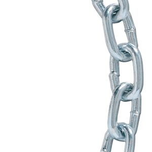 Baron 7252 Machine Twist Chain, #2/0, 70 ft L, 520 lb Working Load, Zinc