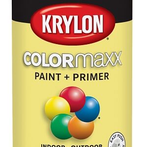 Krylon K05507007 Enamel Spray Paint, Gloss, Bright Idea, 12 oz, Can