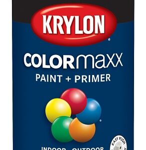 Krylon K05535007 Enamel Spray Paint, 12 oz Can, 25 sq-ft Coverage Area, Solvent Base, Gloss, Regal Blue