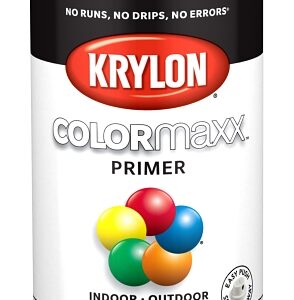 Krylon COLORmaxx K05584007 Primer, White, 12 oz