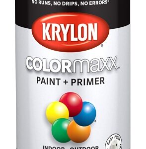 Krylon K05590007 Enamel Spray Paint, Metallic, Silver, 12 oz, Can