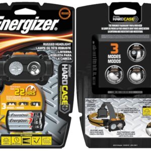Energizer TUFHD31PE Headlight, AAA Battery, Alkaline Battery, LED Lamp, 325 Lumens, 100 m Beam Distance, 6.5 hr Run Time