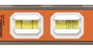 Johnson 1435-1200 Torpedo Level, 12 in L, 4-Vial, Aluminum, Black