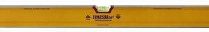 Johnson 1717-7200 Box Beam Level, 72 in L, 4-Vial, 2-Hang Hole, Non-Magnetic, Aluminum, Black/Yellow