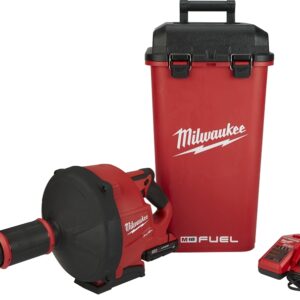 Milwaukee M18 Series 2772A-21 Drain Snake, Electric, 5/16 in Dia Cable, 35 ft L Cable