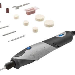 Dremel 2050-15 Versatile Craft Tool, 0.5 A, Keyed Chuck, 2-Speed, 5000 to 22,000 rpm Speed