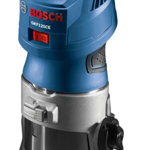 Bosch GKF125CEN Palm Router, 7 A, 1/4 in Collet, 16,000 to 35,000 rpm Load Speed