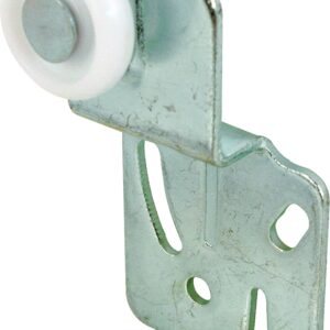 Prime-Line N 6501 Roller Assembly, 2-1/2 in L x 1-3/8 in W Dimensions, 7/8 in Dia Roller, 1/4 in W Roller, Nylon/Steel