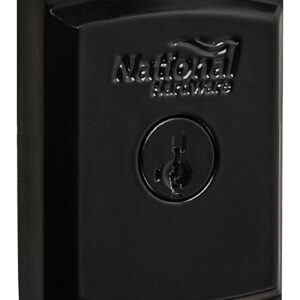 National Hardware N109-080 Gate Lock, Black