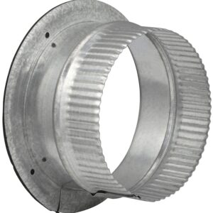 Imperial GVL0126-A Duct Take-Off, 3-1/4 in L, 7-1/2 in W, 6 in Duct, 30 ga Gauge, Steel, Galvanized