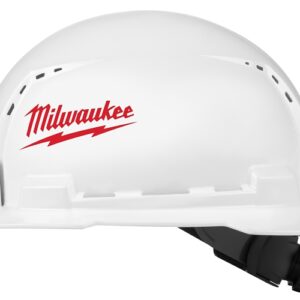 Milwaukee 48-73-1010 Hard Hat with Bolt, White, Class: C