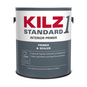 Kilz L201111 Interior Primer, Matte, White, 1 gal