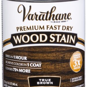 Varathane 333661 Premium Stain, True Brown, Liquid, 1 qt