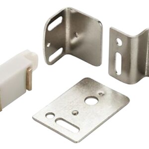 Amerock BP97653W Magnetic Catch, 1-15/16 in L x 3/4 in W Catches, Plastic, White