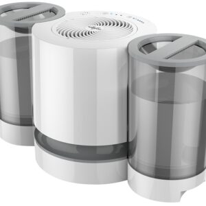 Vornado HU1-0052-43 Evaporative Humidifier, 120 V, 26.7 W, 2-Speed, 700 sq-ft Coverage Area, 1.5 gal Tank