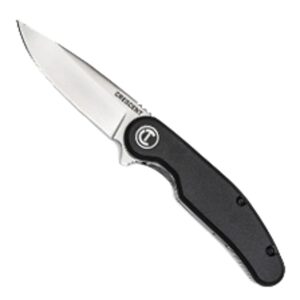 Crescent CPK325C Pocket Knife, 3-1/4 in L Blade, 1 in W Blade, Stainless Steel Blade, Straight, Ergonomic Handle