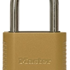 Master Lock 875DLF Padlock, Extra Long Shackle, 5/16 in Dia Shackle, 1-1/2 in H Shackle, Steel Shackle, Zinc Body