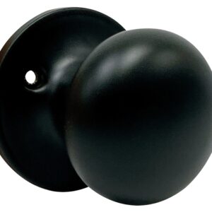 ProSource TFX940B000V24 Dummy Lock, Knob Handle, Matte Black, Residential, Metal