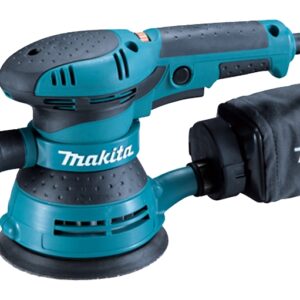 Makita BO5041K Series Random Orbit Sander, Includes: (1) 166078-4 Dust Bag, (1) 416063-0 Dust Bag Nozzle, (1) Tool Case
