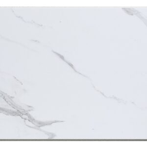 Palisade 53510 Small Wall Tile, 23.2 in L, 11.1 in W, Interlocking Edge, Vinyl, Carrara Marble, Adhesive Installation