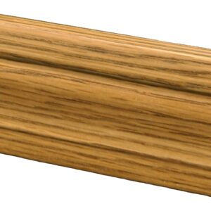 Inteplast Group 43520700802 Casing Moulding, 2-3/8 in W, 11/16 in H, Polystyrene, Ultra Oak