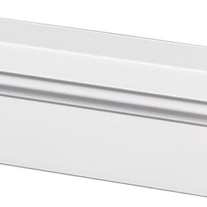 Gossen 635-1700-986 Brick Moulding, 17 ft L, 2 in W, PVC, White