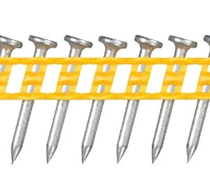 DEWALT DCN890100 Fastener, 1 in L, Steel, Zinc, Full Round Head, Smooth Shank