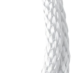 Baron 52013 Rope, 5/16 in Dia, 50 ft L, 175 lb Working Load, Nylon/Poly, White