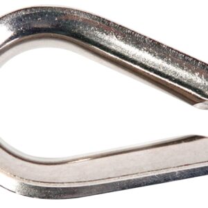 Baron 264EG-3/16 Wire Rope Thimble, 3/16 in Dia Cable, Steel, Electro-Galvanized