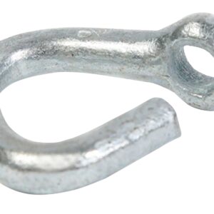 Baron 383-3/16 Large Cold Shut, 450 lb Working Load, 3/16 in Dia Wire, Steel, Zinc-Plated