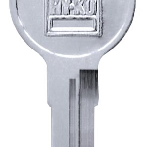 Hy-Ko 11010BAU3 Key Blank, Brass, Nickel-Plated, For: Bauer BAU3 Locks