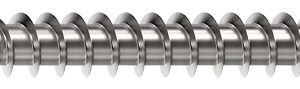 Camo 0367158SS Deck Screw, #10 Thread, 2-1/2 in L, Reverse Upper Thread, Trim Head, Star Drive, Type-17 Point, Sand
