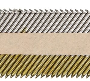 ProFIT 0605250 Collated Nail, 2-3/8 in L, 304 Stainless Steel, Clipped Head, Ring Shank