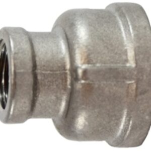 Anderson Metals 62446BAG Reducing Coupling, 1-1/4 x 1 in, FNPT, 304 Stainless Steel
