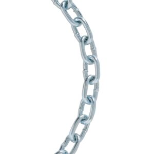 Baron 45931 Proof Coil Chain, 1300 lb, 1/4 in Dia Wire, 10 ft L, 30 Grade, Low Carbon Steel
