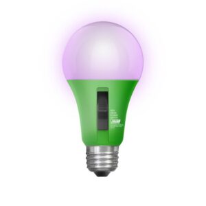 Feit Electric A21/ADJ/GRW/LED/HDRP Adjustable Spectrum Grow Light 0.145 A, 120 VAC, 17 W, LED Lamp