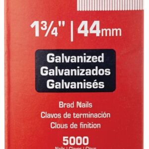 Senco AX19EAA Nail, 1-3/4 in L, 18, Steel, Electro-Galvanized, Brad, Medium Head, Smooth Shank