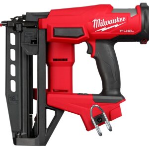 Milwaukee M18 Fuel 3020-20 Straight Finish Nailer, Tool Only, 18 V, 110 Magazine, 0 deg Collation, 16 ga Nail