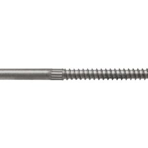 Simpson Strong-Tie Strong-Drive SDS SDS25312-R25L Connector Screw, 3-1/2 in L, Serrated Thread, Hex Head, Hex Drive
