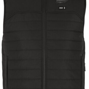 Milwaukee M12 Series M300B-212X Vest Kit, 2X, Men's, Fits to Chest Size: 46 to 48 in, Polyester, Black
