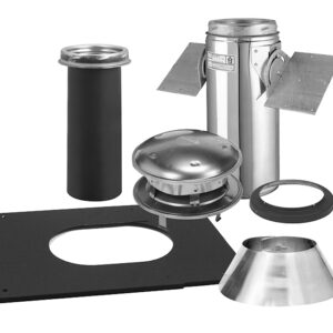 Selkirk 208621 Ceiling Support Kit, Pitched, Stainless Steel