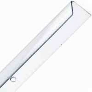 Korner Kovers U 10082 Corner Shield, 96 in L, 3/4 in W, Aluminum, Clear