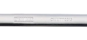 DEWALT DWMT72216OSP Combination Wrench, Metric, 15 mm Head, 7-7/8 in L, 12-Point, Chrome, Comfort-Grip Handle