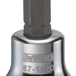 DEWALT DWMT87142OSP Torx Bit Socket, T20 Tip, 3/8 in Drive, Polished Chrome Vanadium