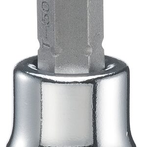 DEWALT DWMT74619OSP Torx Bit Socket, T50 Tip, 3/8 in Drive, Polished Chrome Vanadium