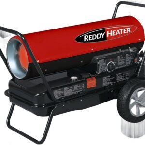 Dura Heat DFA135C Kero Forced Air Heater with Thermostat, 10 gal Fuel Tank, Kerosene, 135000 Btu, White