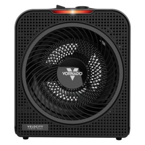 Vornado EH1-0192-06 Whole Room Electric Heater, 12.5 A, 120 V, 1500 W, 5118 Btu Heating, 3-Heating Stage, Black