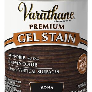 Varathane 358174 Premium Gel Stain, Kona, Liquid, 1 qt