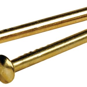 Hillman 122622 Escutcheon Pin, 3/4 in L, Steel, Brass