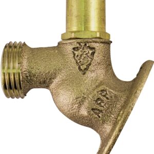 Arrowhead Brass 255LSLF Keyless Sillcock Valve, 1/2 x 3/4 in Connection, FIP x Male